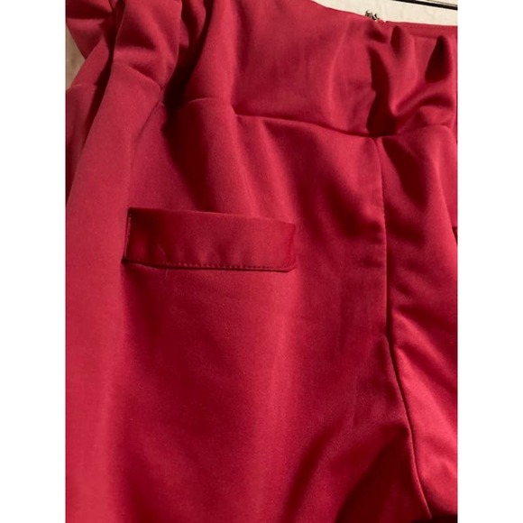 FUCHSIA Pink High-Waisted Shorts with Back POCKETS - Small to Medium - Picture 5 of 5